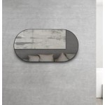 Noosa 1200(W)x600(H) Black Metal Frame Mirror- Install Horizontal or Vertical